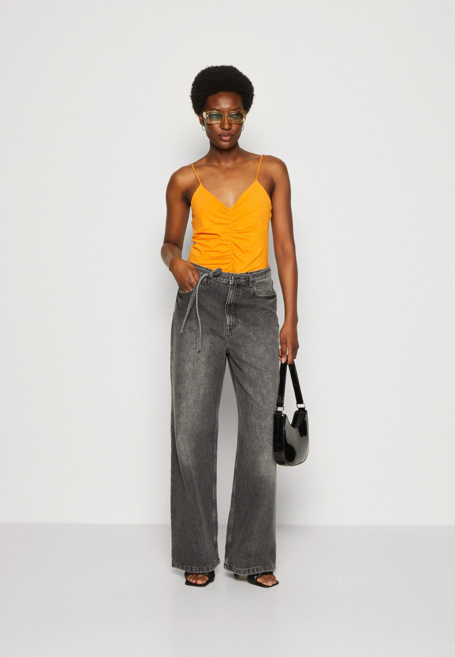 Anna Field TopBlack/Orange Donna T-shirt E Top AN621D16I-Q11 3 Anna Field TopBlack/Orange Donna T-shirt E Top AN621D16I-Q11