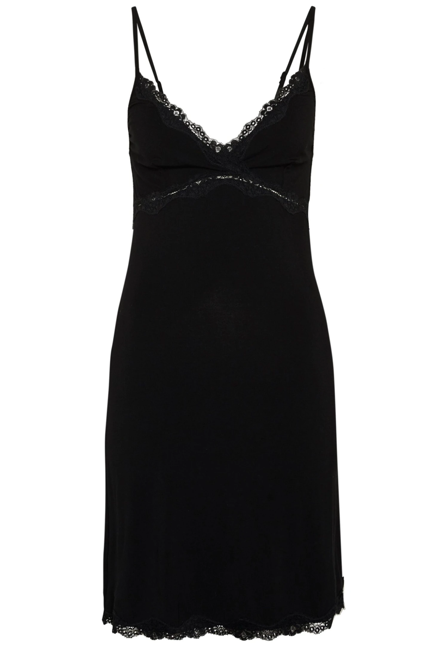 Anna Field Heidi Short Sleeves Viscose NightdressCamicia Da NotteBlack Donna Intimo Notte E Loungewear AN681P02O-Q11 5 Anna Field Heidi Short Sleeves Viscose NightdressCamicia Da NotteBlack Donna Intimo Notte E Loungewear AN681P02O-Q11 - immagine 4