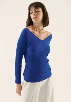 Anna Field 2-PackMaglietta A Manica LungaBlue/Mottled Grey Donna T-shirt E Top AN621D186-K11 -Anna Field 10c1f79a548847f2babf06d8131d13b9