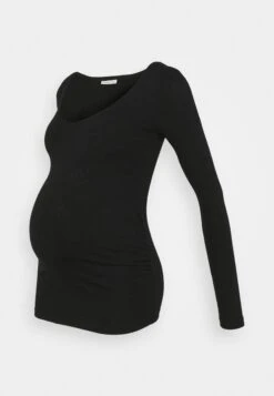 V Neck Basic Long Sleeve TopMaglietta A Manica LungaBlack Donna T-shirt E Top EX429G031-Q11