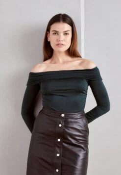 Anna Field Maglietta A Manica LungaDark Green Donna T-shirt E Top AN621D1AD-M11