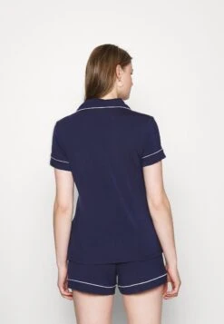 Anna Field Button Through Pj Set PigiamaBlue/White Donna Intimo Notte E Loungewear AN681P09T-K11 -Anna Field 1ad8c0bfd79e4306923630834c916023