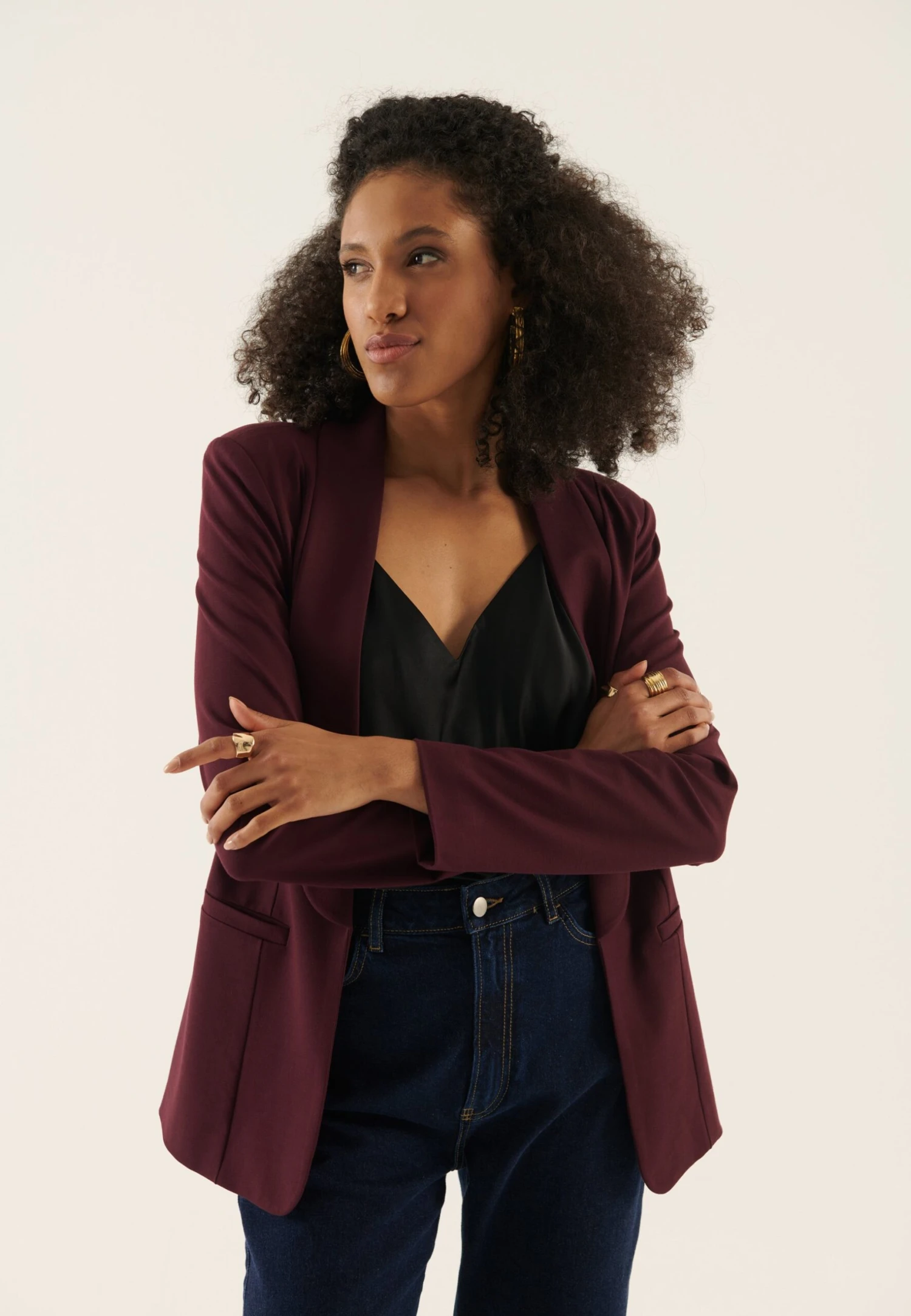 Anna Field BlazerBordeaux Donna Giacche E Blazer AN621U029-G11 6 Anna Field BlazerBordeaux Donna Giacche E Blazer AN621U029-G11 - immagine 4