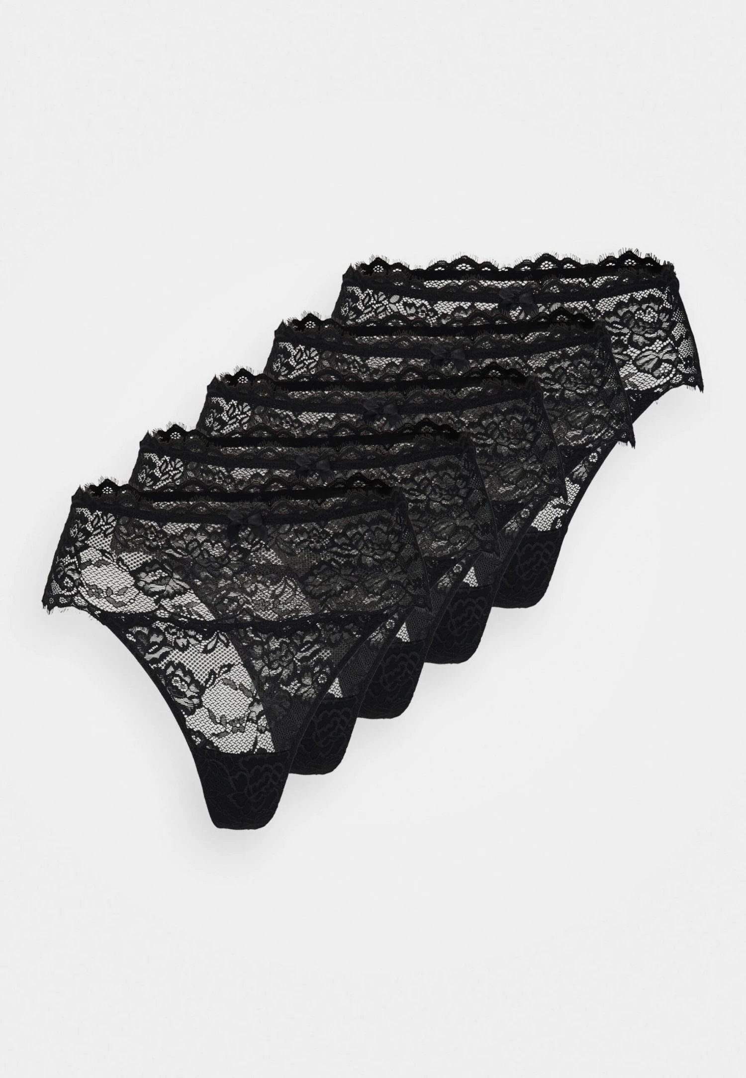 Anna Field 5Pp High Rise Lace ThongPerizomaBlack Donna Intimo AN681R04P-Q12 6 Anna Field 5Pp High Rise Lace ThongPerizomaBlack Donna Intimo AN681R04P-Q12 - immagine 4