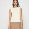 Anna Field T-Shirt BasicOff White Donna T-shirt E Top AN621D17A-A11 2 Anna Field T-Shirt BasicOff White Donna T-shirt E Top AN621D17A-A11 -Anna Field 1d96f1f687b44d07b8c5e25b98e180c9