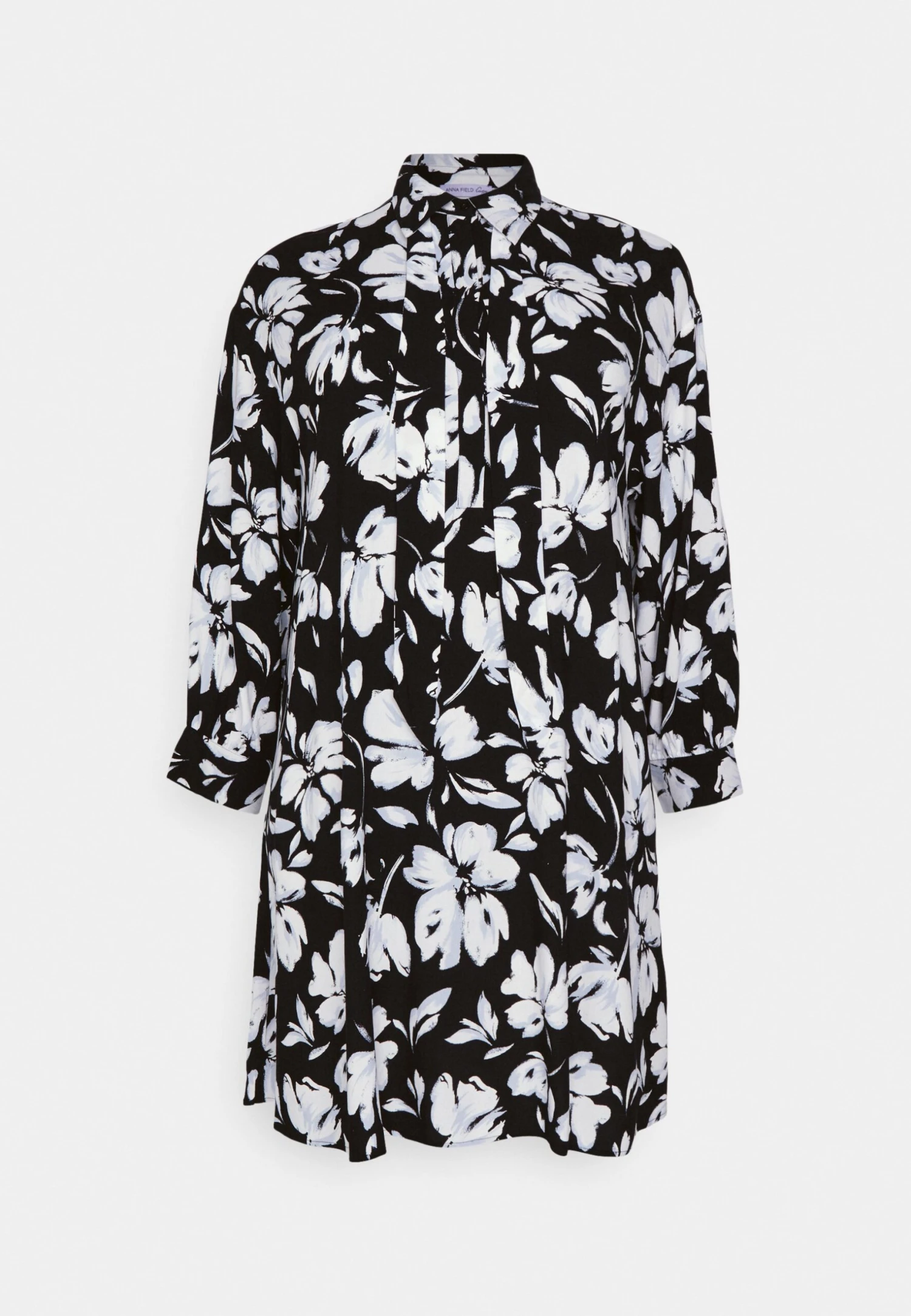 Abito A Camicia Black/White Donna Vestiti AX821C061-Q11 7 Abito A Camicia Black/White Donna Vestiti AX821C061-Q11 - immagine 5