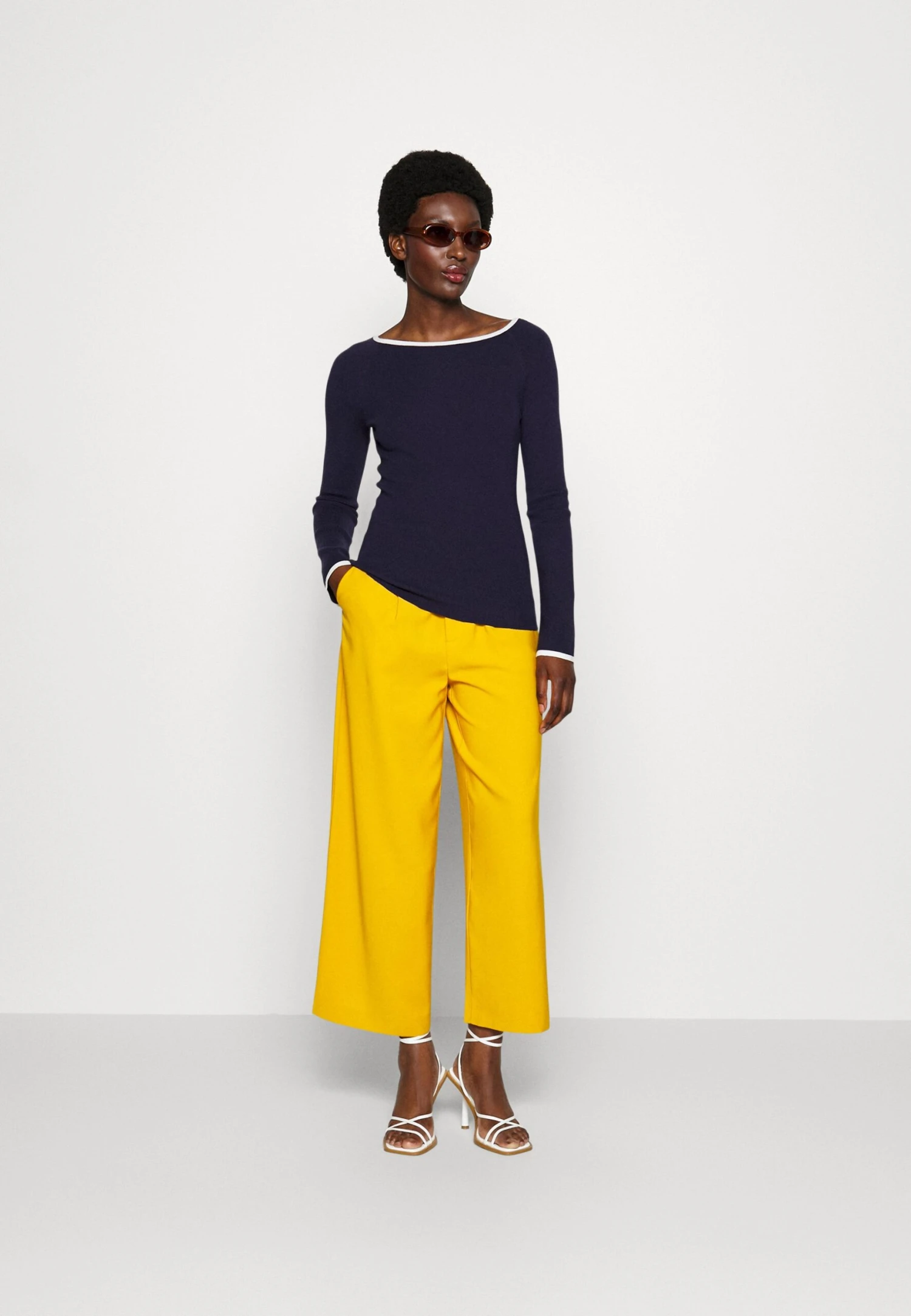 Anna Field Pantaloni - Dark Yellow 4 Anna Field Pantaloni - Dark Yellow - immagine 2