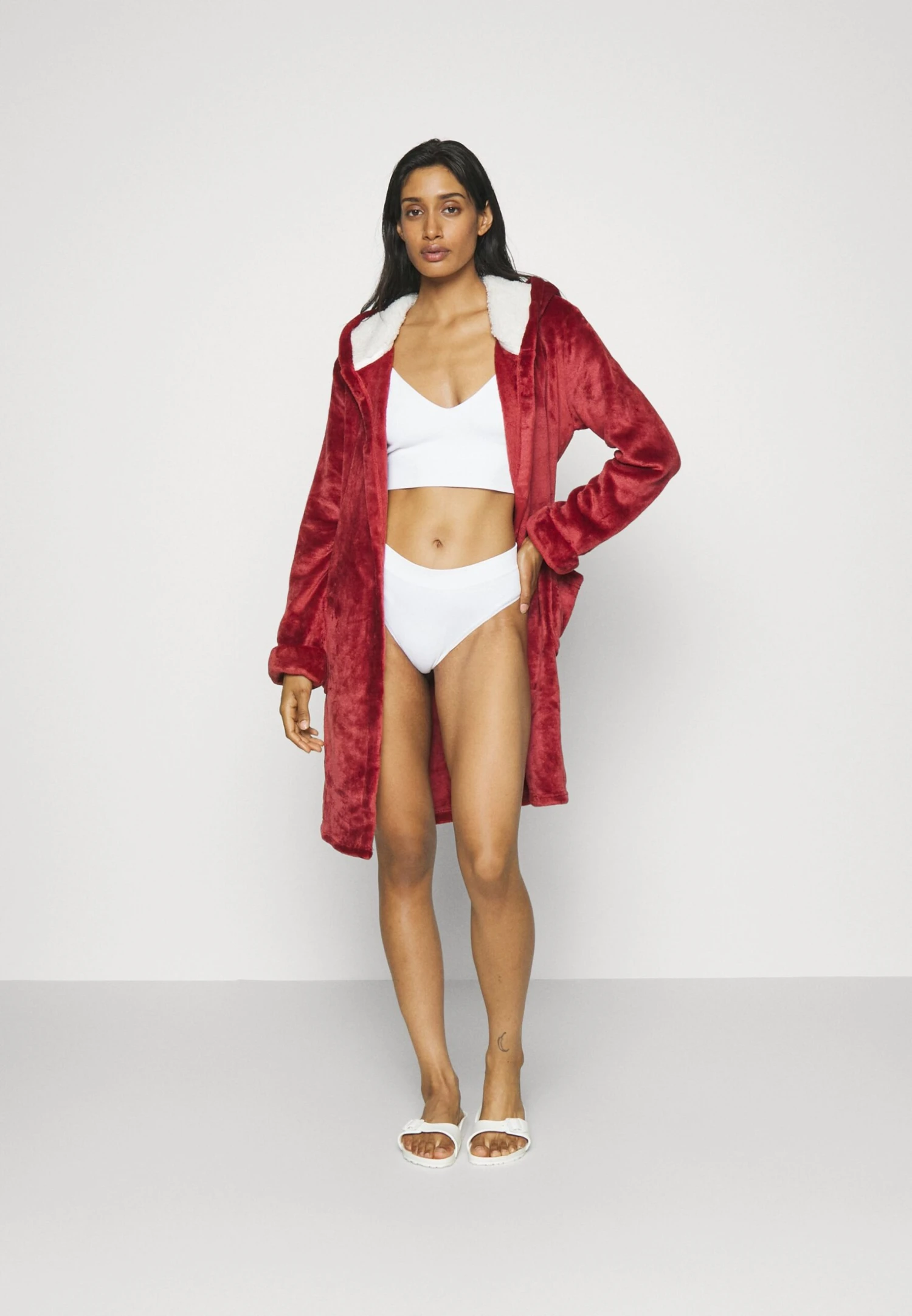 Anna Field AccappatoioDark Red Donna Intimo Notte E Loungewear AN681P06L-G11 4 Anna Field AccappatoioDark Red Donna Intimo Notte E Loungewear AN681P06L-G11 - immagine 2