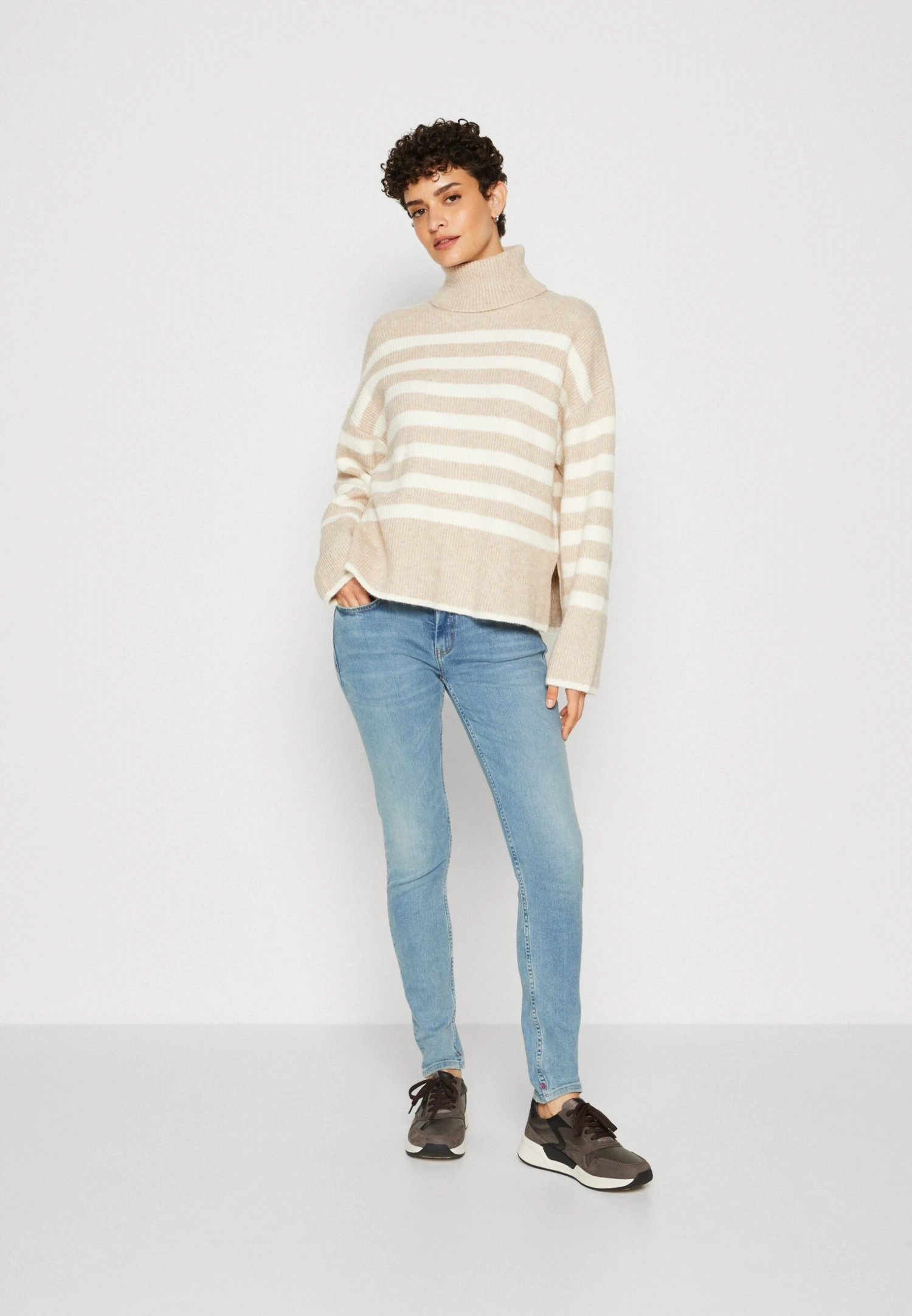 Anna Field MaglioneBeige/White Donna Maglieria AN621I0J3-B11 7 Anna Field MaglioneBeige/White Donna Maglieria AN621I0J3-B11 - immagine 5