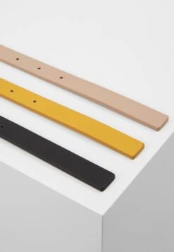 Anna Field 3 PackCinturaBlack/Yellow/Taup Donna Cinture AN651D01Z-Q14 -Anna Field 32bda4e02b00493ba900a2850980ed28