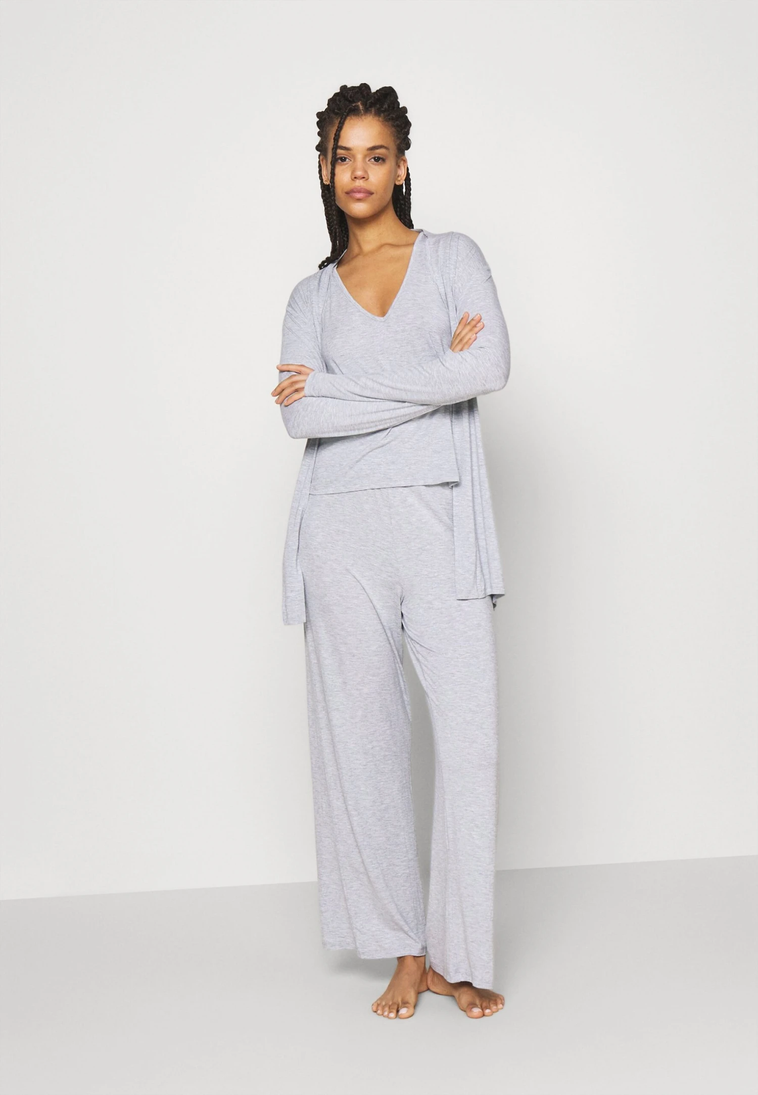Anna Field PigiamaMottled Light Grey Donna Intimo Notte E Loungewear AN681P059-C11 4 Anna Field PigiamaMottled Light Grey Donna Intimo Notte E Loungewear AN681P059-C11 - immagine 2