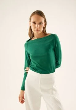 Anna Field 2 PackMaglietta A Manica LungaDark Green / Multi-Coloured Donna T-shirt E Top AN621D18H-M11