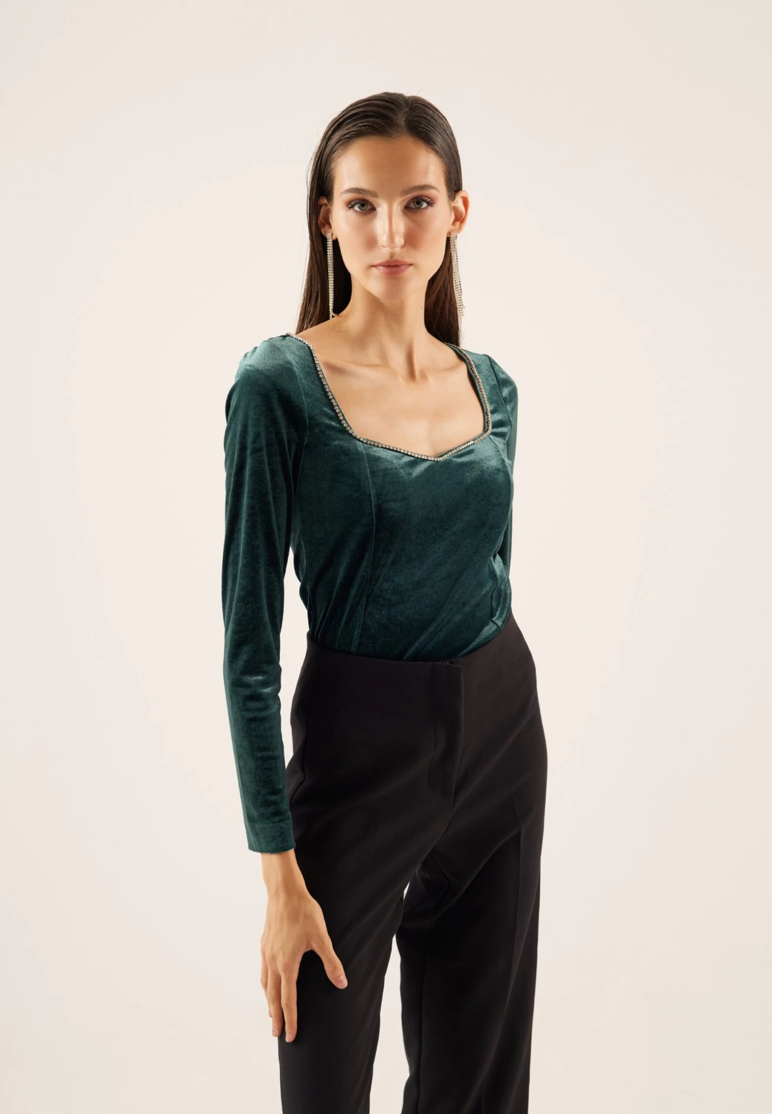 Anna Field Maglietta A Manica LungaDark Green Donna T-shirt E Top AN621D18G-M11 3 Anna Field Maglietta A Manica LungaDark Green Donna T-shirt E Top AN621D18G-M11