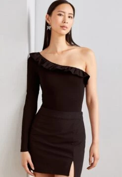 Anna Field Maglietta A Manica LungaBlack Donna T-shirt E Top AN621D19I-Q11