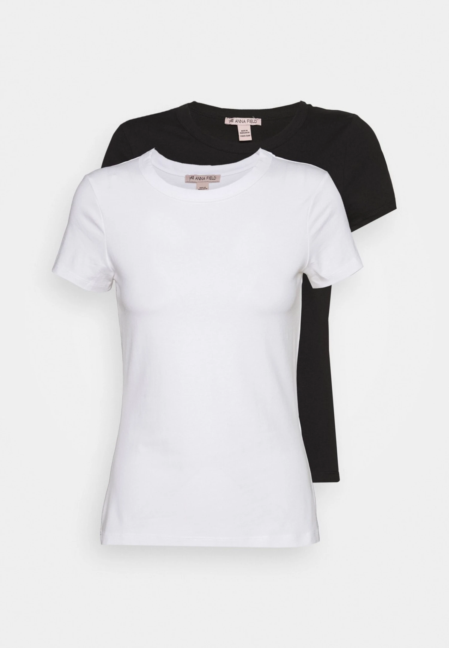 Anna Field 2 PackT-Shirt BasicWhite/Black Donna T-shirt E Top AN621D0UR-A11 3 Anna Field 2 PackT-Shirt BasicWhite/Black Donna T-shirt E Top AN621D0UR-A11