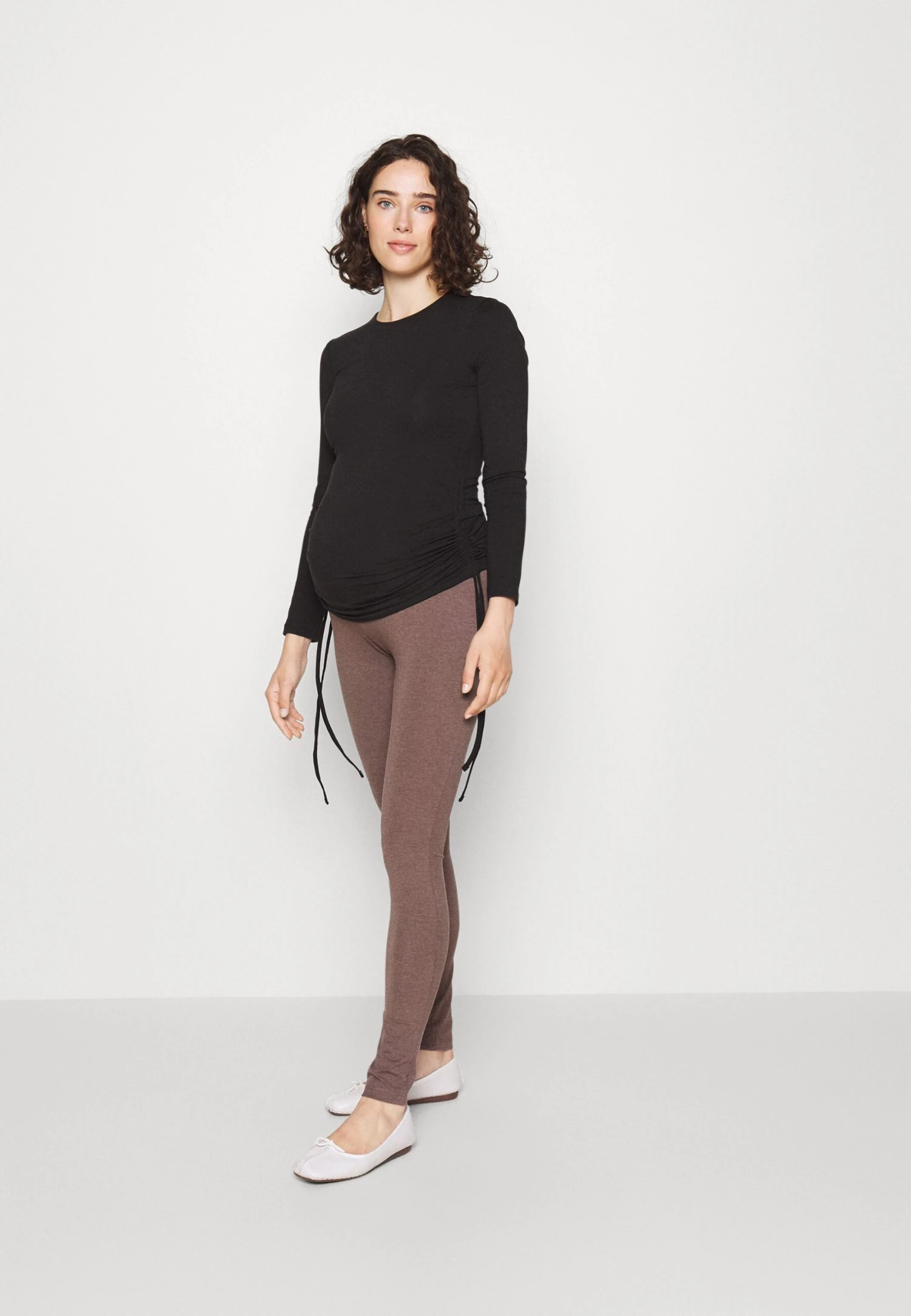 Leggings MaternityLeggingsBlackMottled Dark Brown Donna Pantaloni EX429B00D-Q15 3 Leggings MaternityLeggingsBlackMottled Dark Brown Donna Pantaloni EX429B00D-Q15