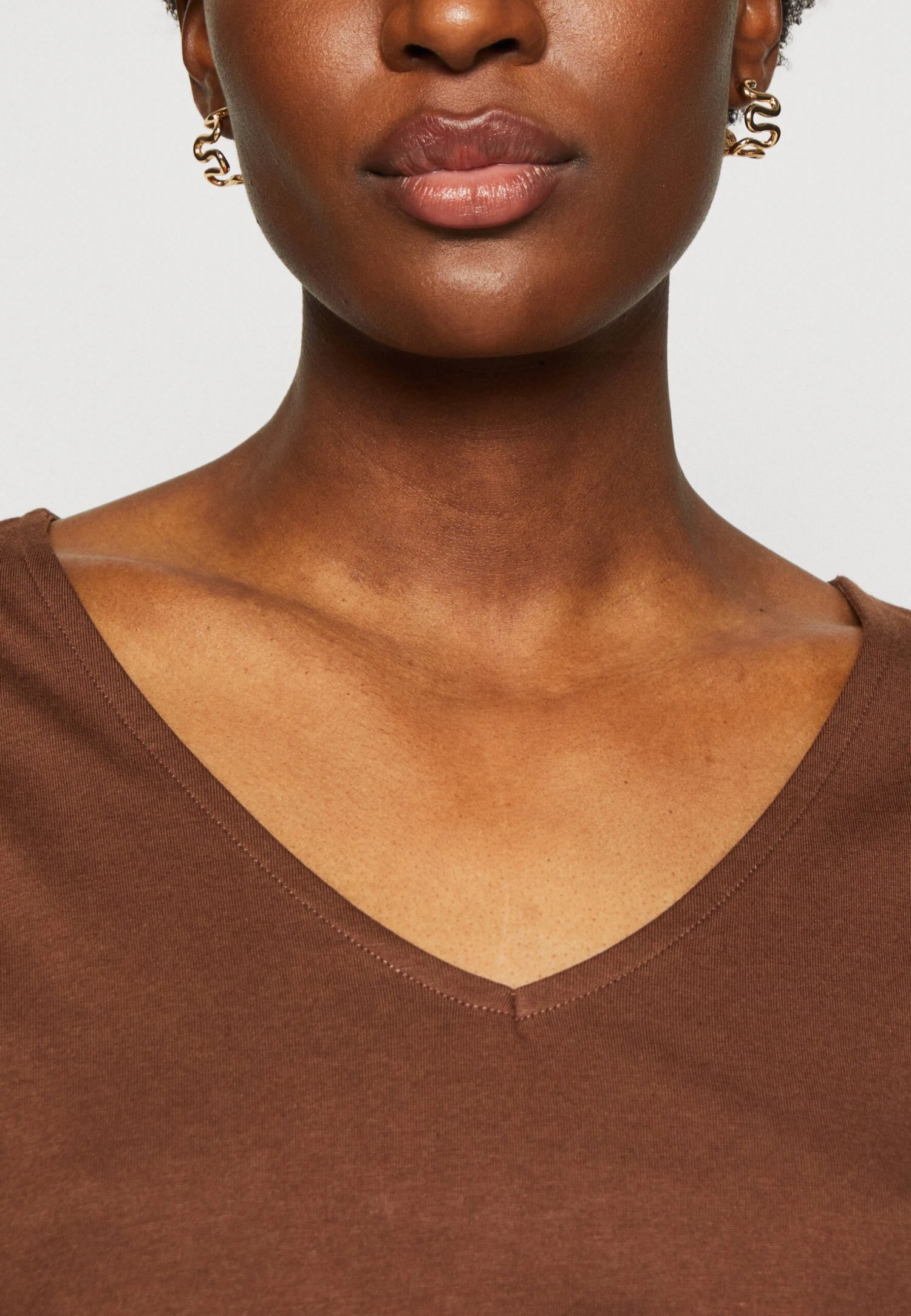 Anna Field T-Shirt BasicDark Brown Donna T-shirt E Top AN621D0TQ-O11 8 Anna Field T-Shirt BasicDark Brown Donna T-shirt E Top AN621D0TQ-O11 - immagine 6