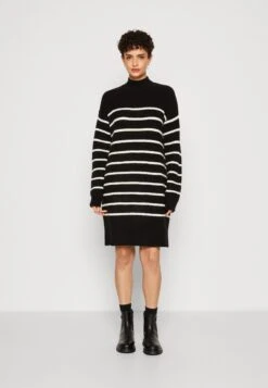 Anna Field Abito In MagliaBlack/White Donna Vestiti AN621C1ZE-Q11 -Anna Field 4fed768d084c4810adbe3ffe4351bb56