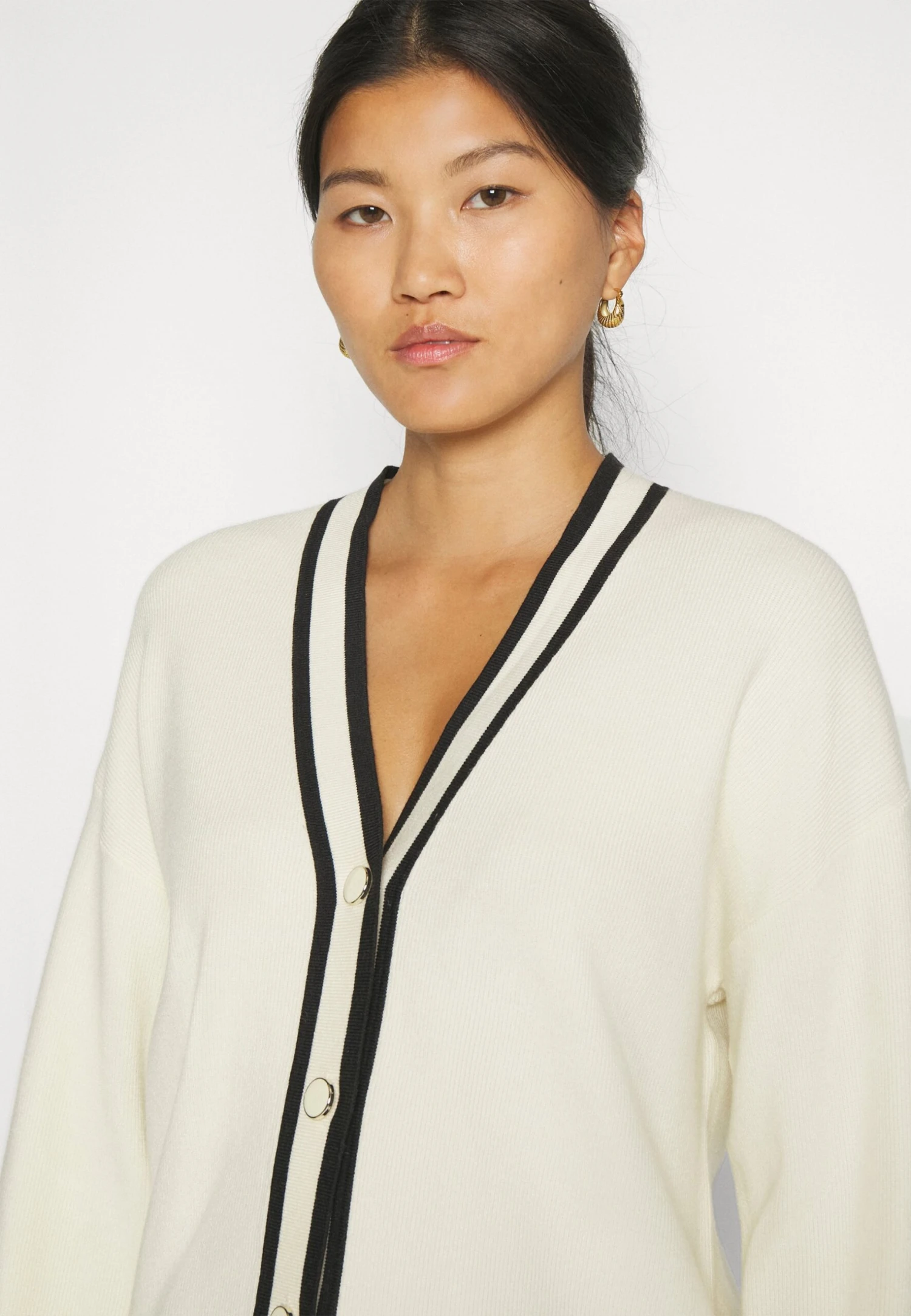 Anna Field CardiganWhite/Black Donna Maglieria AN621I0IS-A11 7 Anna Field CardiganWhite/Black Donna Maglieria AN621I0IS-A11 - immagine 5