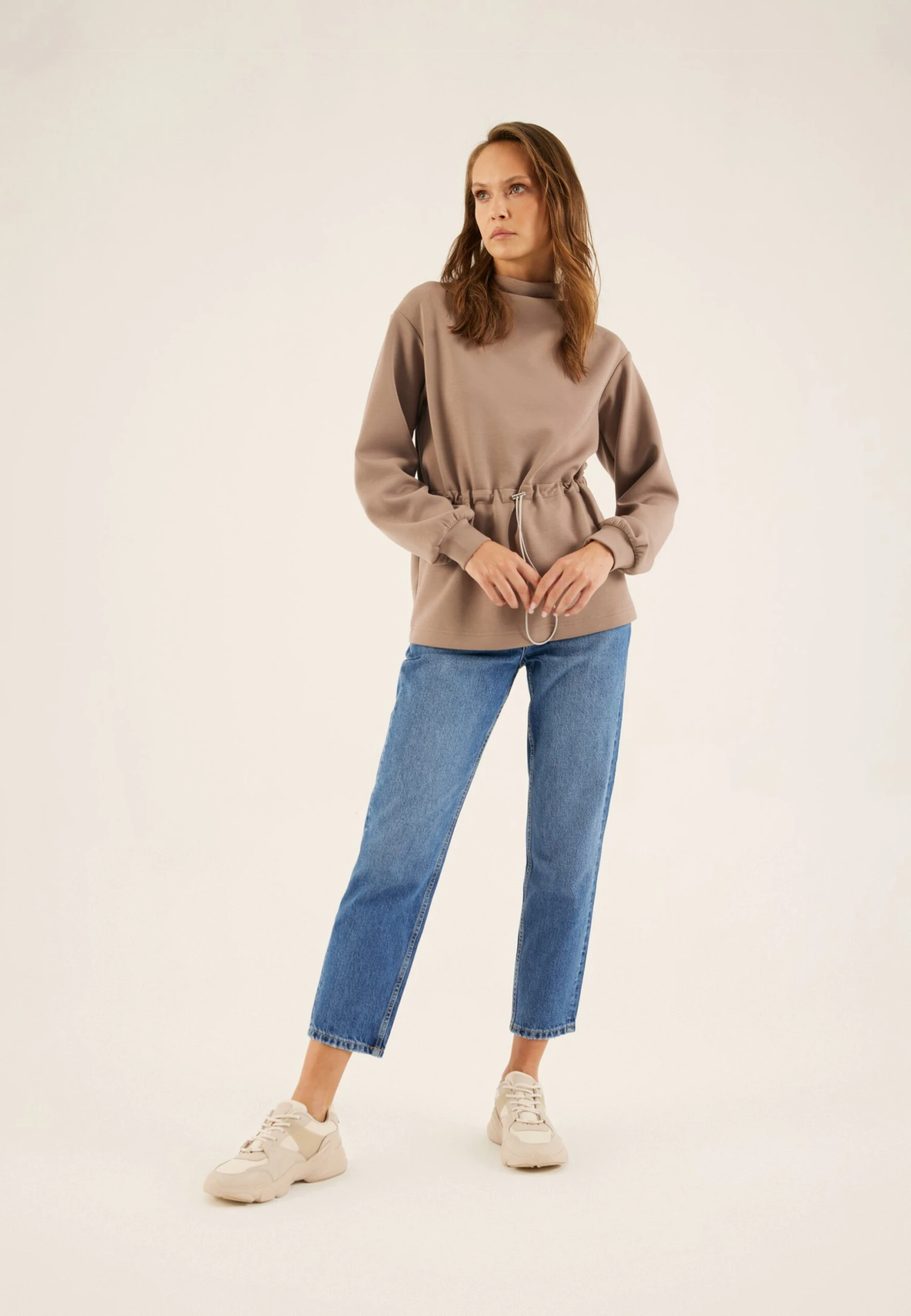 Anna Field Maglietta A Manica LungaTaupe Donna T-shirt E Top AN621J011-B11 4 Anna Field Maglietta A Manica LungaTaupe Donna T-shirt E Top AN621J011-B11 - immagine 2