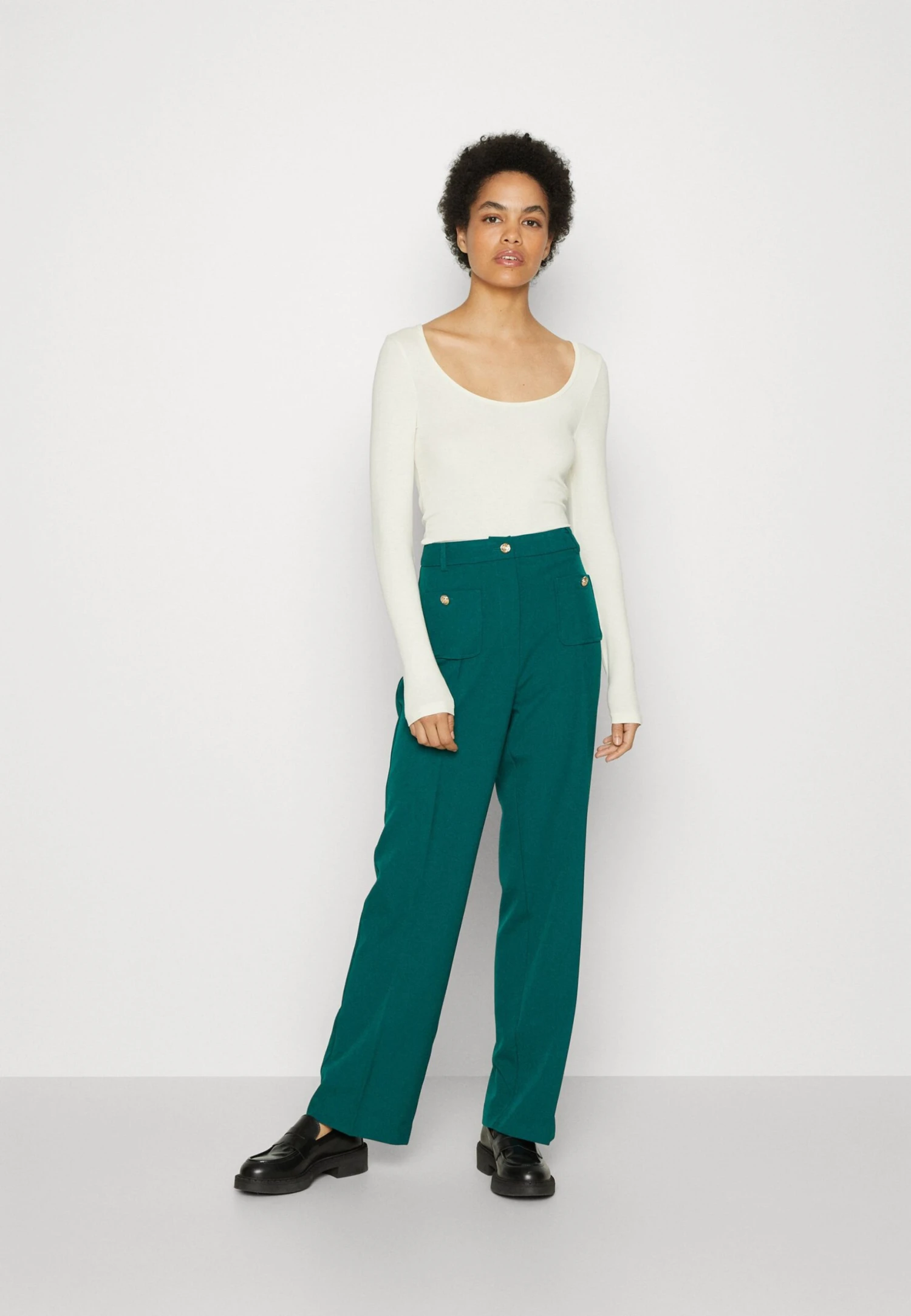 Anna Field 2 PackMaglietta A Manica LungaBlack/Off-White Donna T-shirt E Top AN621D19G-Q11 4 Anna Field 2 PackMaglietta A Manica LungaBlack/Off-White Donna T-shirt E Top AN621D19G-Q11 - immagine 2