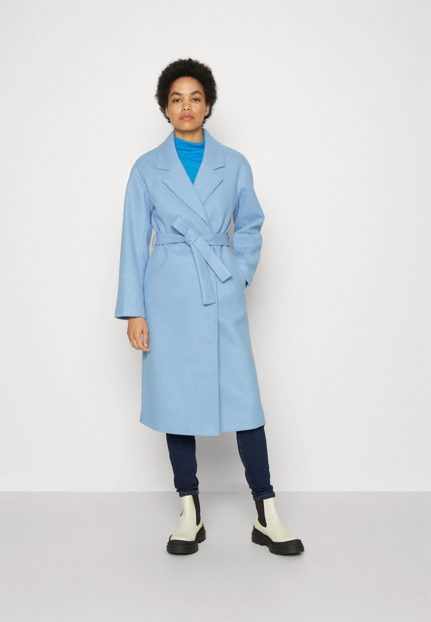 Anna Field Cappotto ClassicoLight Blue Donna Cappotti AN621U023-K11 5 Anna Field Cappotto ClassicoLight Blue Donna Cappotti AN621U023-K11 - immagine 3