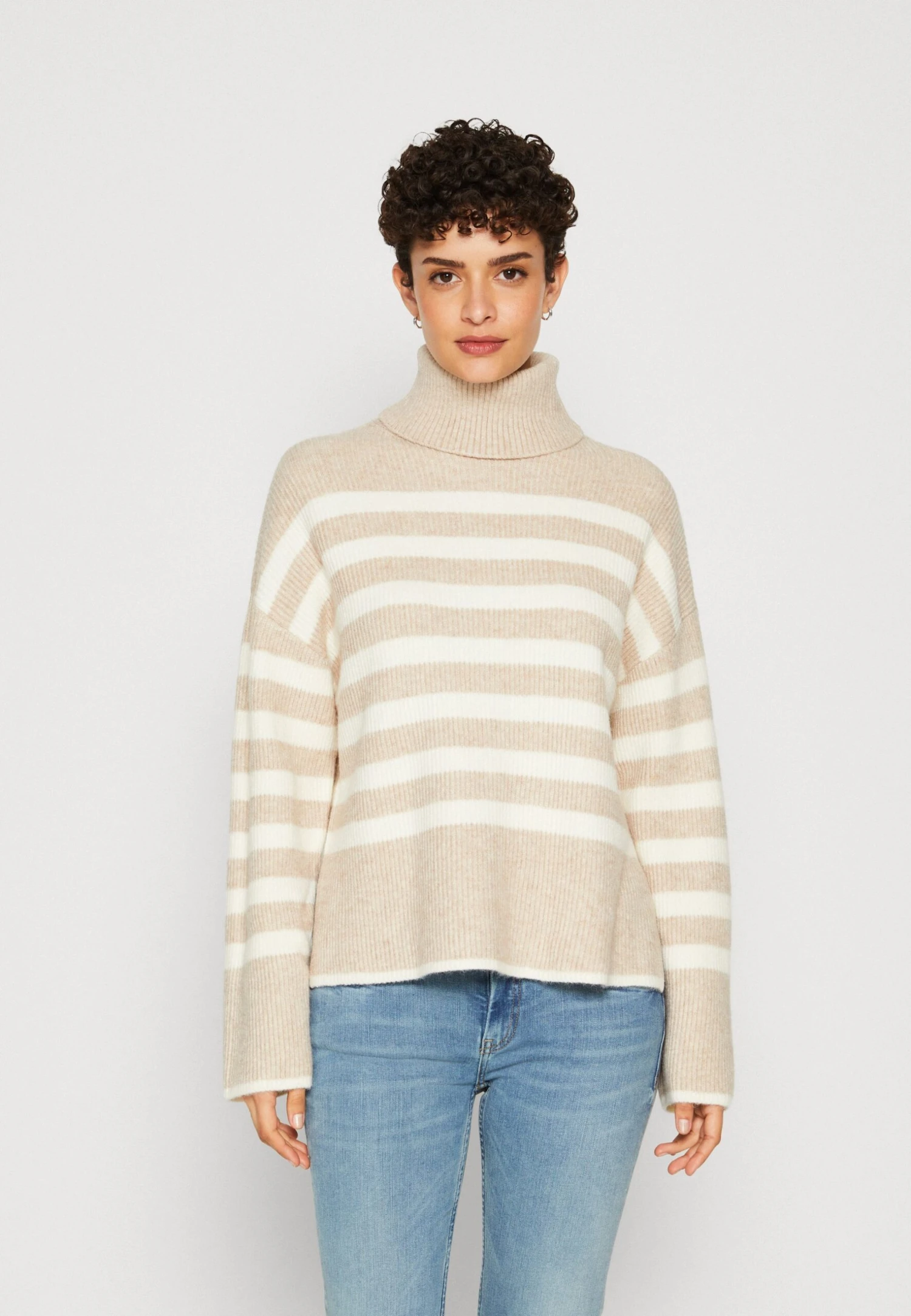 Anna Field MaglioneBeige/White Donna Maglieria AN621I0J3-B11 5 Anna Field MaglioneBeige/White Donna Maglieria AN621I0J3-B11 - immagine 3