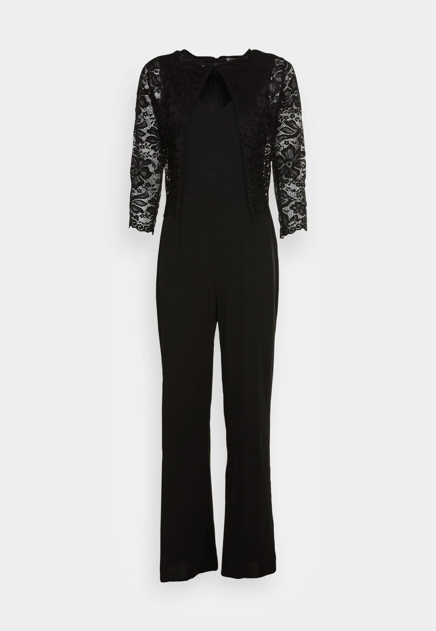 Anna Field Occasion SetDetacheable Lace Top With V Neck Sleeveless JumpsuitTuta JumpsuitBlack Donna Tute Jumpsuit AN621T024-Q11 6 Anna Field Occasion SetDetacheable Lace Top With V Neck Sleeveless JumpsuitTuta JumpsuitBlack Donna Tute Jumpsuit AN621T024-Q11 - immagine 4