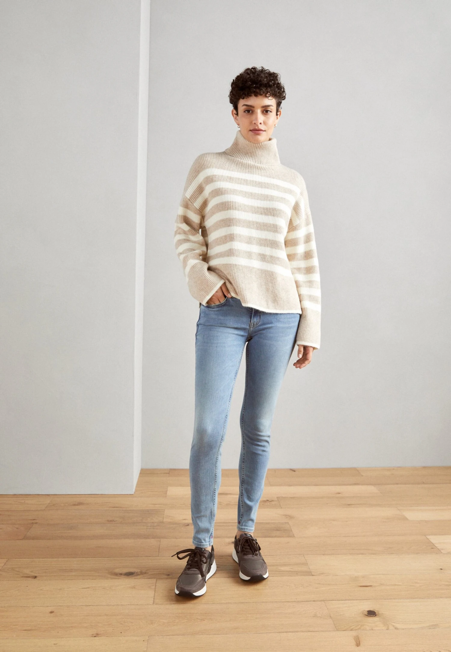 Anna Field MaglioneBeige/White Donna Maglieria AN621I0J3-B11 4 Anna Field MaglioneBeige/White Donna Maglieria AN621I0J3-B11 - immagine 2