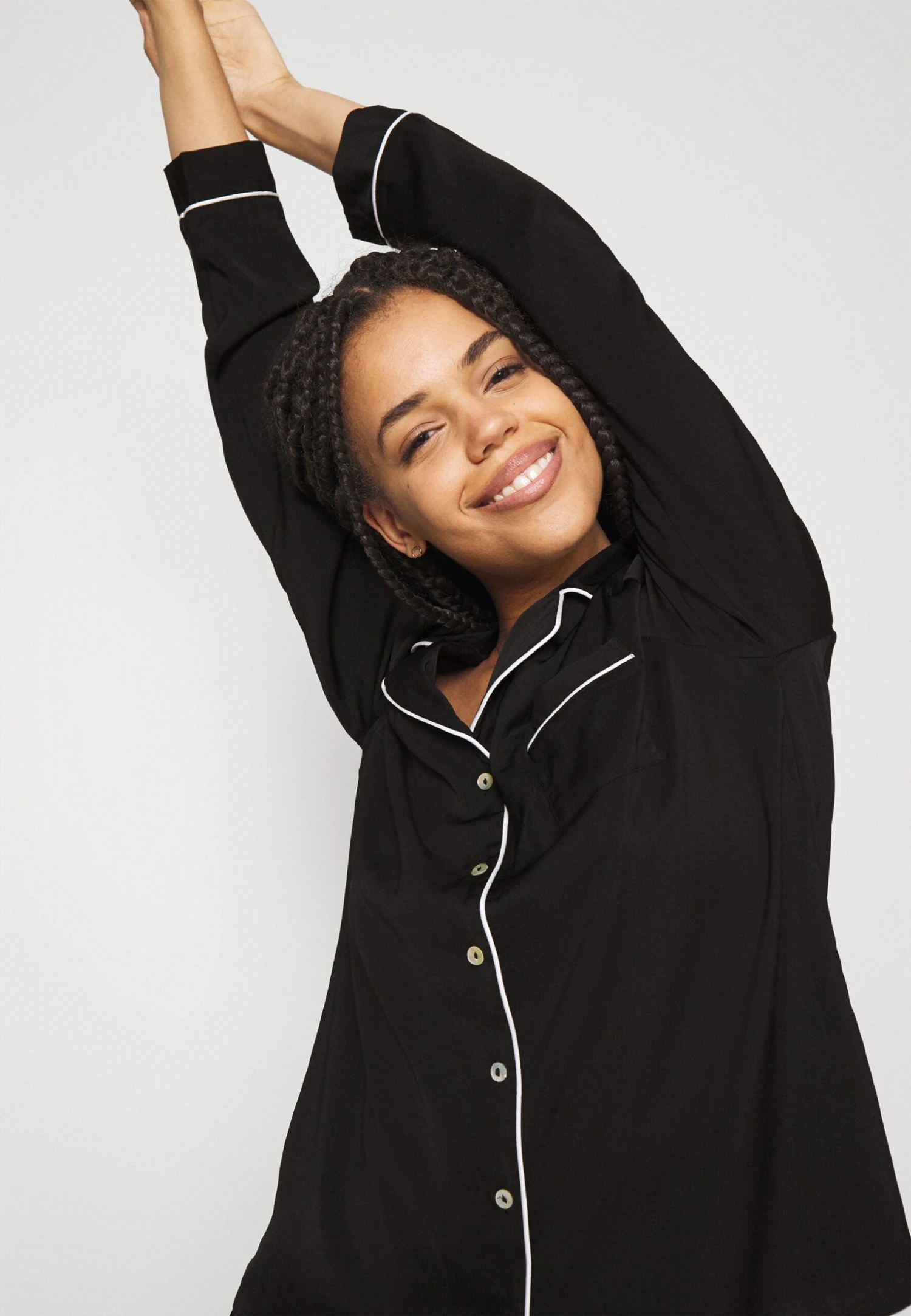 Anna Field PigiamaBlack Donna Intimo Notte E Loungewear AN681P05S-Q11 6 Anna Field PigiamaBlack Donna Intimo Notte E Loungewear AN681P05S-Q11 - immagine 4