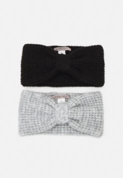 Anna Field 2 PackParaorecchieBlack/Grey Donna Cappelli E Foulard AN651B03H-Q11