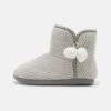 Anna Field Pantofole - Light Grey/White -Anna Field 716d57db47f94bffba7a4839e1e169e9