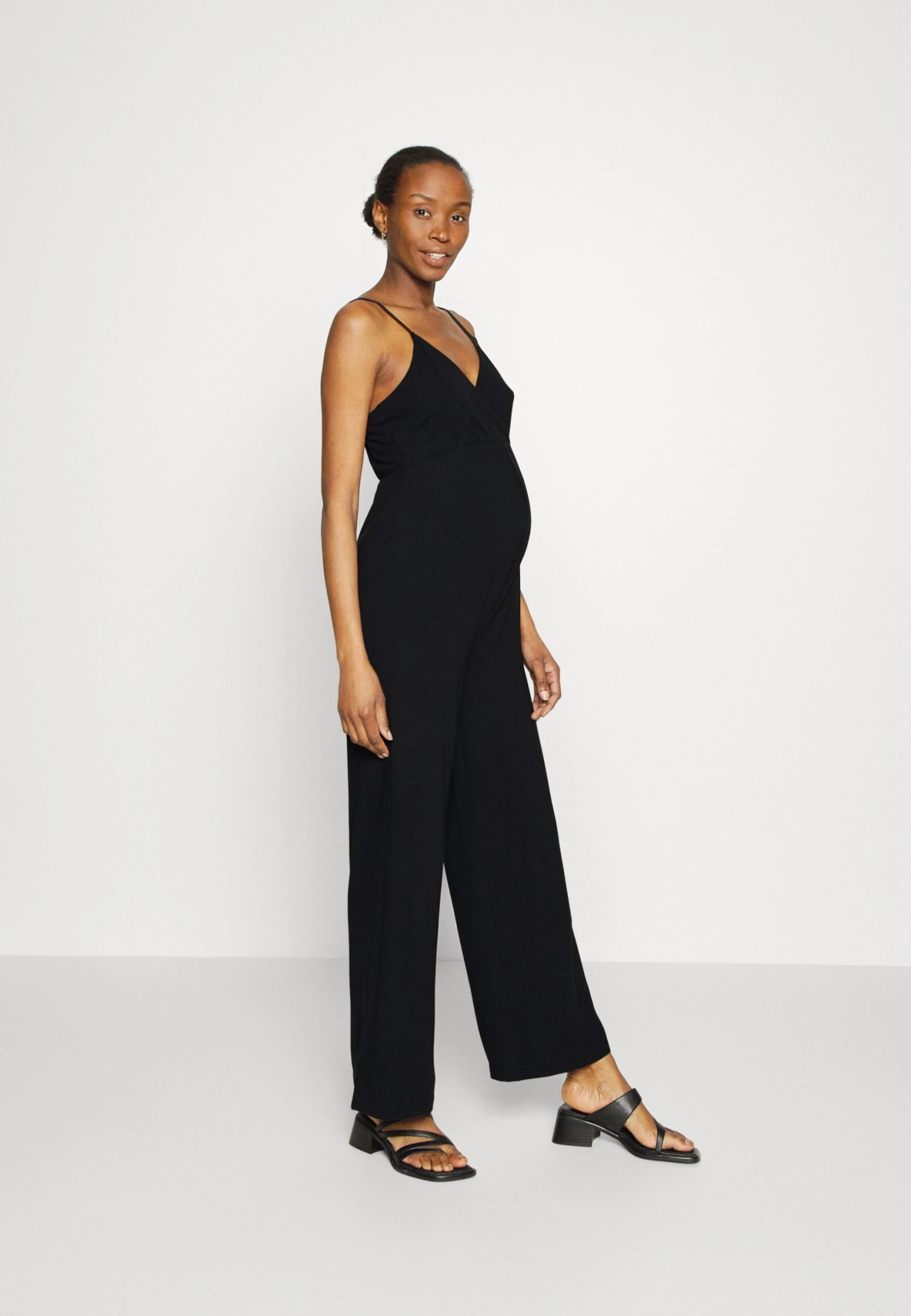 Strappy Drappy Cintered Tuta JumpsuitBlack Donna Tute Jumpsuit EX429D008-Q11 3 Strappy Drappy Cintered Tuta JumpsuitBlack Donna Tute Jumpsuit EX429D008-Q11