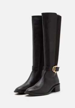 Leather- Stivali Alti - Black 10 Leather- Stivali Alti - Black -Anna Field 7f7a93d5a9764b9c8d7726d44cb3f0af