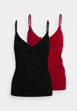 Anna Field 2 PackTopDark Red/Blac/K Donna T-shirt E Top AN621D191-G11 16 Anna Field 2 PackTopDark Red/Blac/K Donna T-shirt E Top AN621D191-G11 -Anna Field 7f9257ab4cd34807b609c771dcbd7557