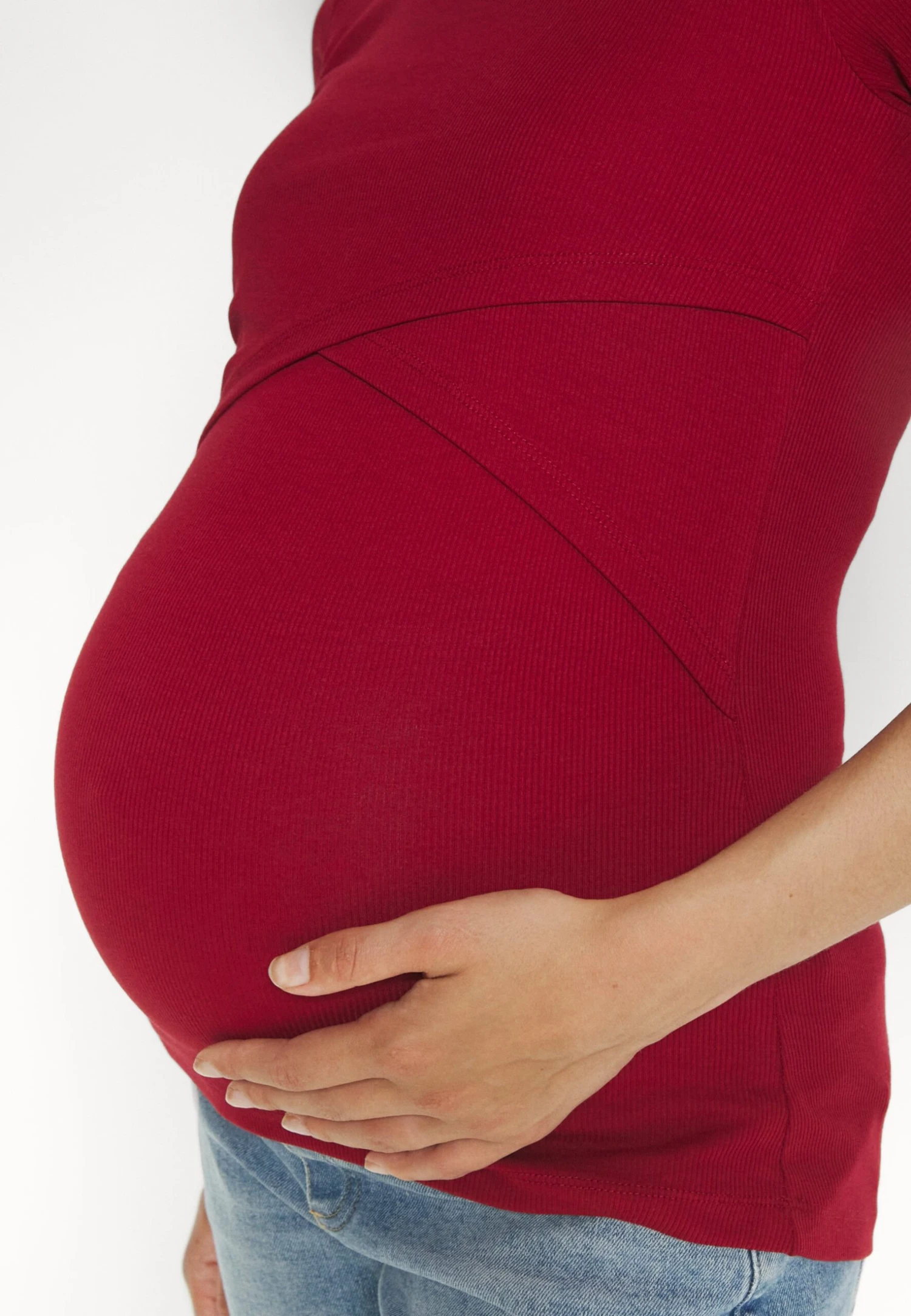 T-Shirt BasicDark Red Donna T-shirt E Top EX429G06K-G11 6 T-Shirt BasicDark Red Donna T-shirt E Top EX429G06K-G11 - immagine 4