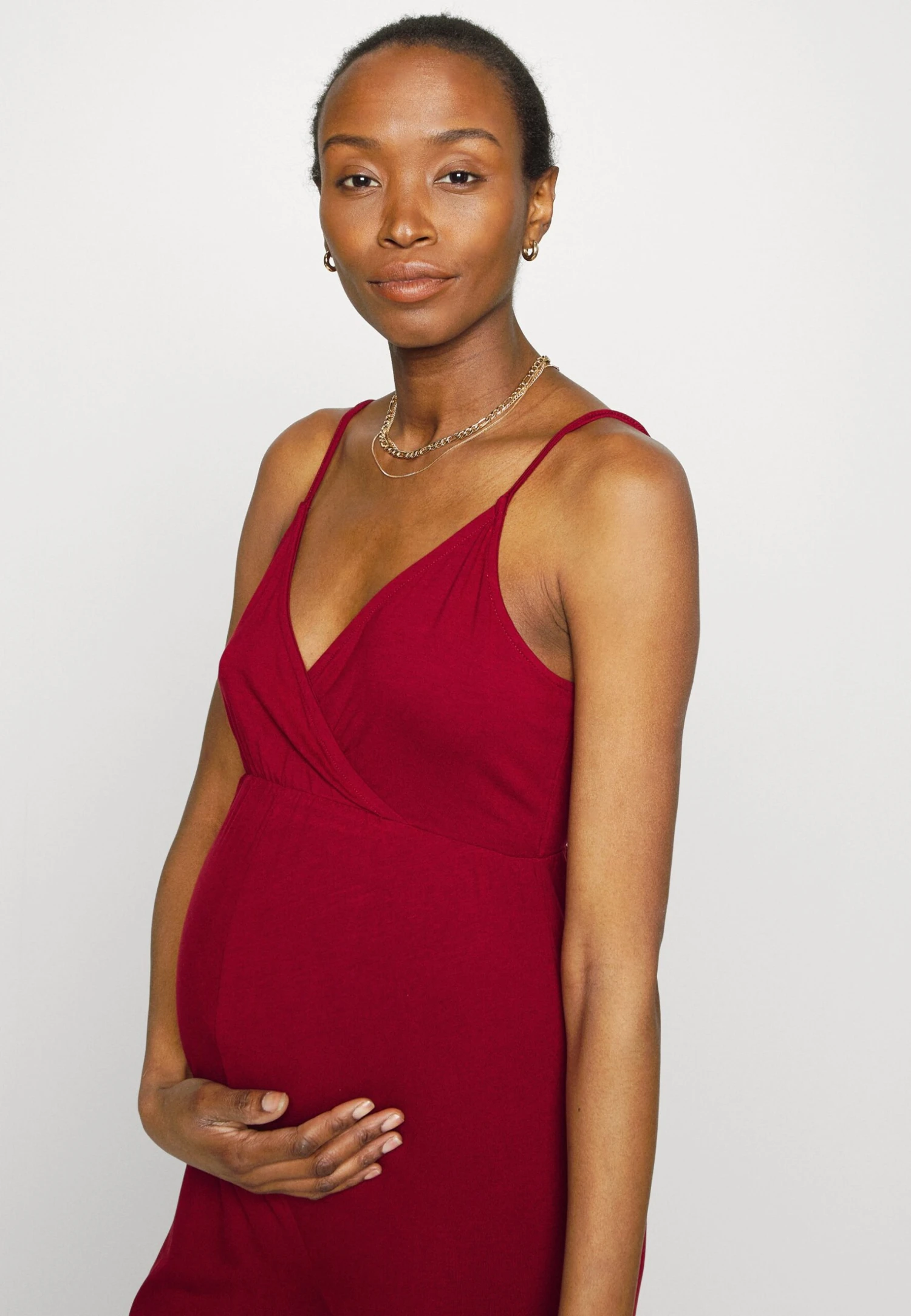 Strappy Drappy Cintered Tuta JumpsuitDark Red Donna Tute Jumpsuit EX429D008-G11 7 Strappy Drappy Cintered Tuta JumpsuitDark Red Donna Tute Jumpsuit EX429D008-G11 - immagine 5