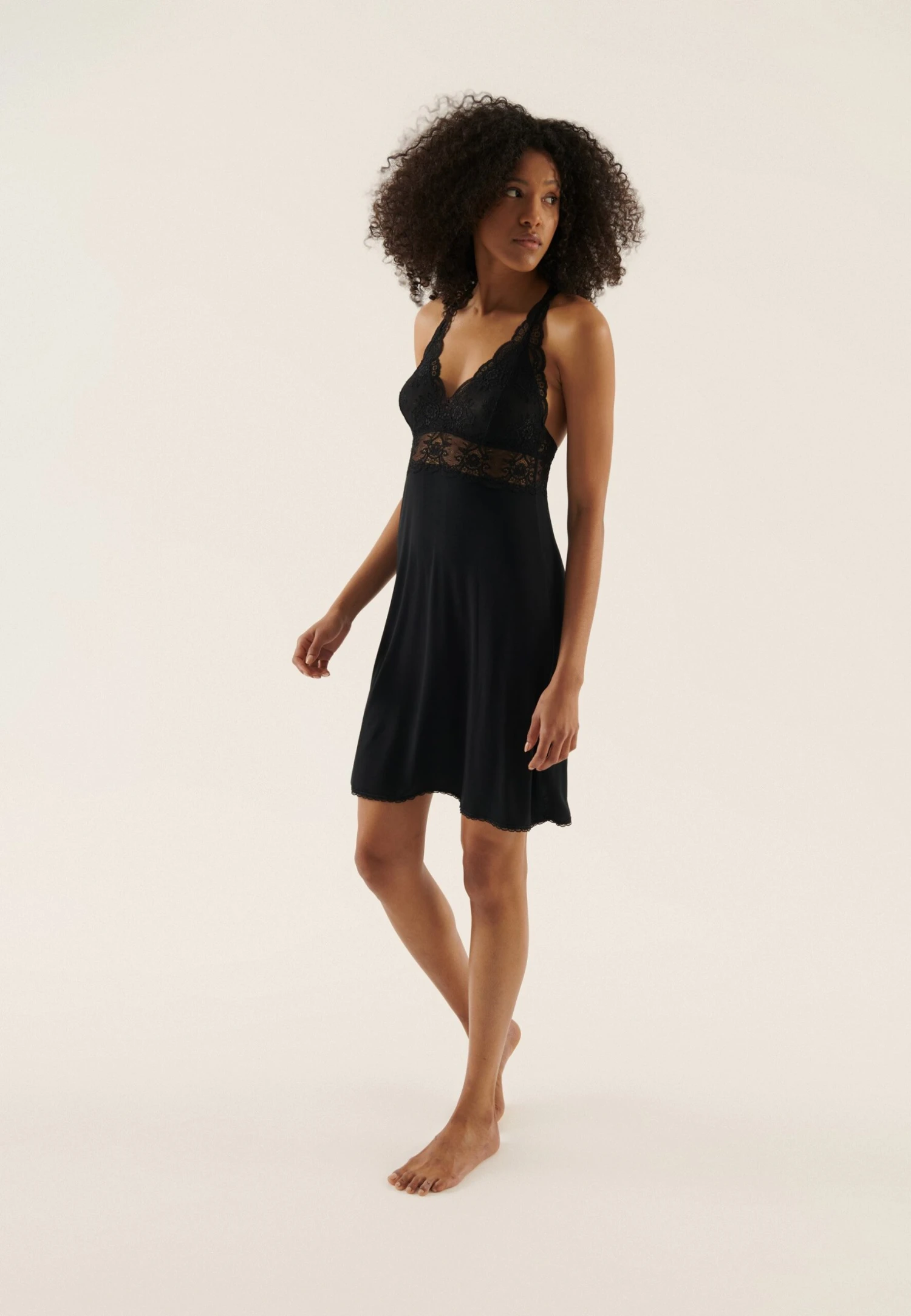 Anna Field Camicia Da NotteBlack Donna Intimo Notte E Loungewear AN681P02R-Q11 4 Anna Field Camicia Da NotteBlack Donna Intimo Notte E Loungewear AN681P02R-Q11 - immagine 2