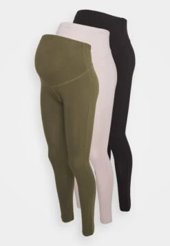 3 PackLeggingsBlack802_Mottled Light Brown711_Green602 Donna Pantaloni EX429B00M-Q13 -Anna Field 94c0ee8f80d24ad58771d7fafc1ca8e7