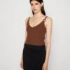Anna Field TopDark Brown Donna T-shirt E Top AN621D0TP-O12 -Anna Field 9525b3cf6ff84adbbb980f3622472bc0
