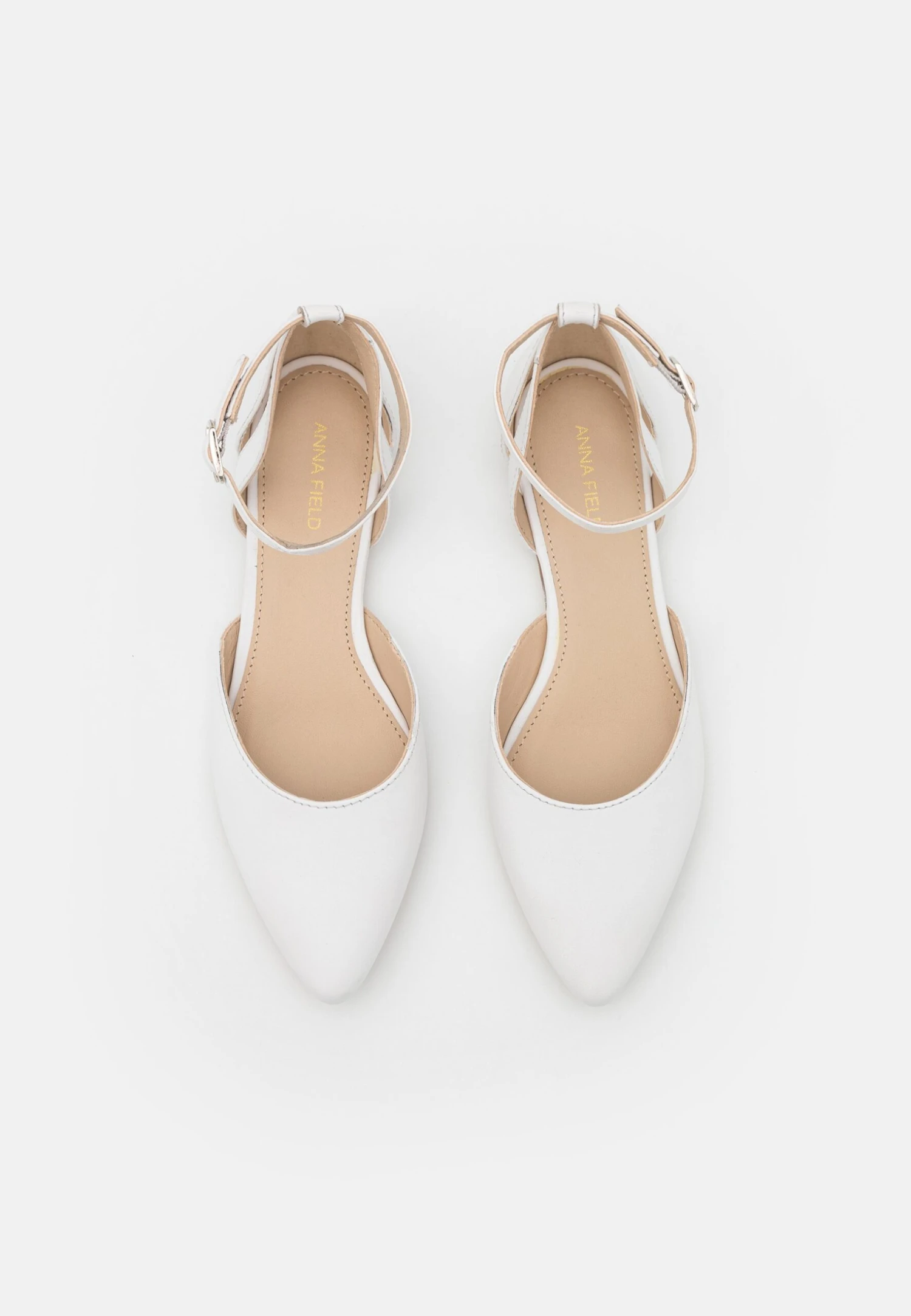 Anna Field Leather - Ballerine Con Cinturino - White 8 Anna Field Leather - Ballerine Con Cinturino - White - immagine 6