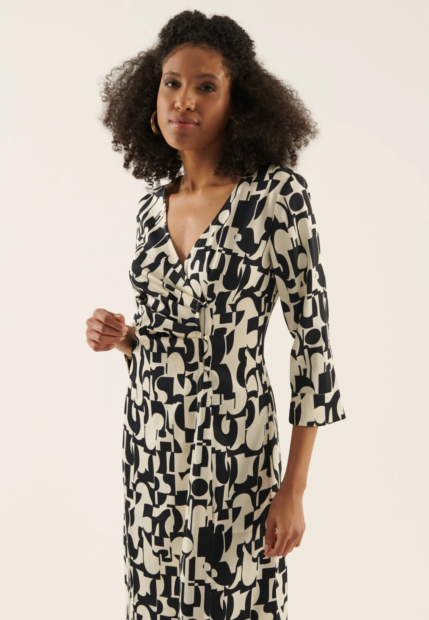 Anna Field Vestito Estivo - Black/Off-White 8 Anna Field Vestito Estivo - Black/Off-White - immagine 6