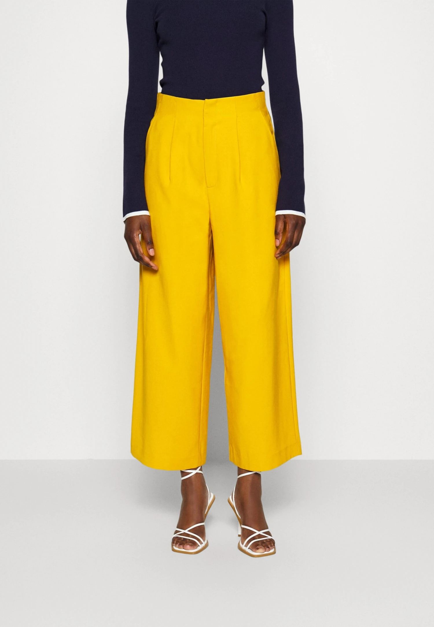 Anna Field Pantaloni - Dark Yellow 3 Anna Field Pantaloni - Dark Yellow