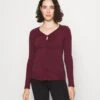 Maglietta A Manica LungaDark Red Donna T-shirt E Top EX429G06I-G11 -Anna Field a47542188fb9440c90e24303f31e0752