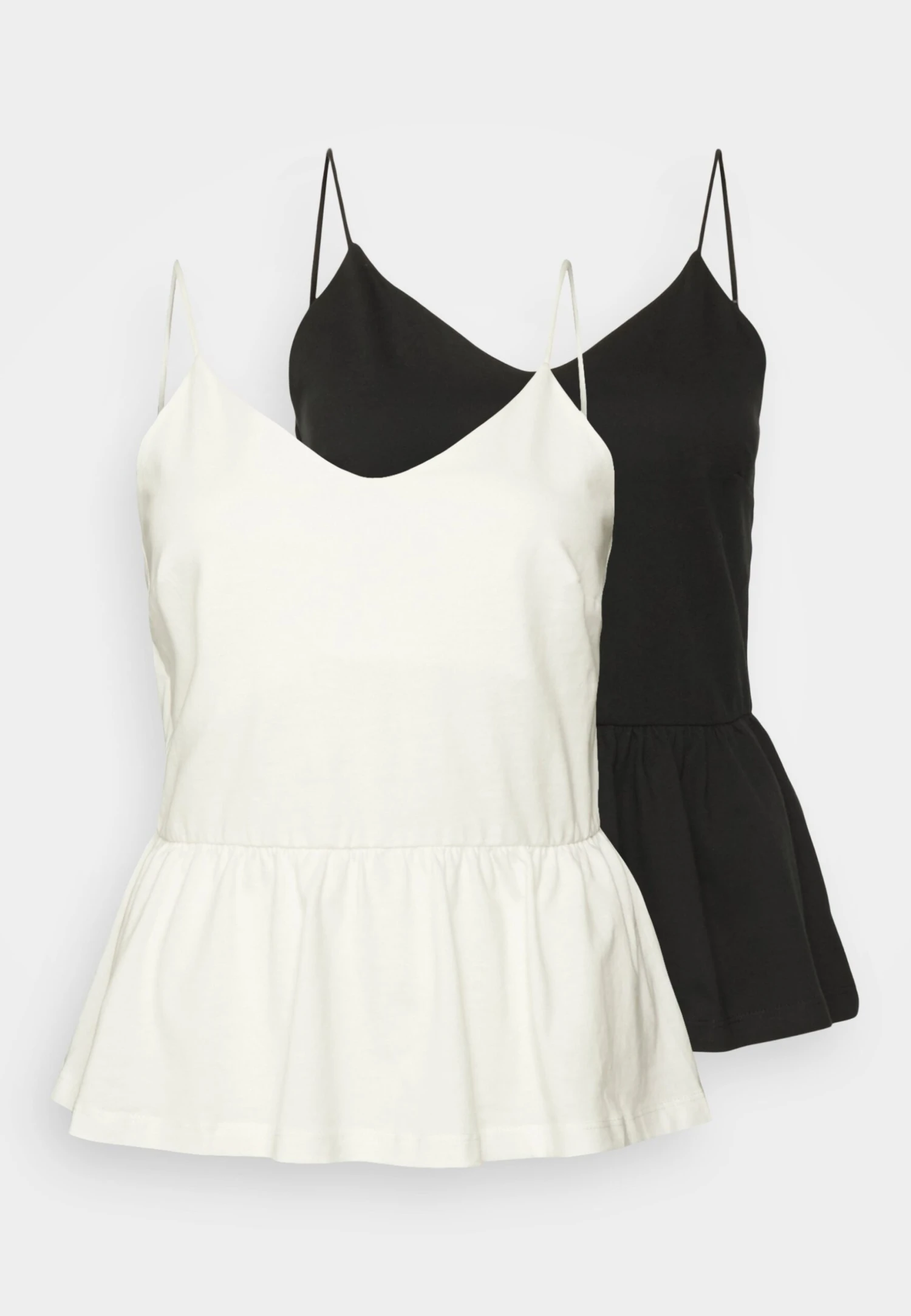 Anna Field 2 PackTopBlack/White Donna T-shirt E Top AN621D16J-Q11 9 Anna Field 2 PackTopBlack/White Donna T-shirt E Top AN621D16J-Q11 - immagine 7