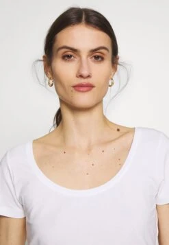 Anna Field 3 PackT-Shirt BasicWhite/Navy/Light Grey Melange Donna T-shirt E Top AN621D0PH-A12 -Anna Field b27e1bad74b0489eb380762b3e6f25a7