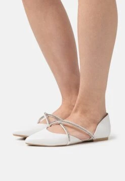 Anna Field Ballerine Con Cinturino - White