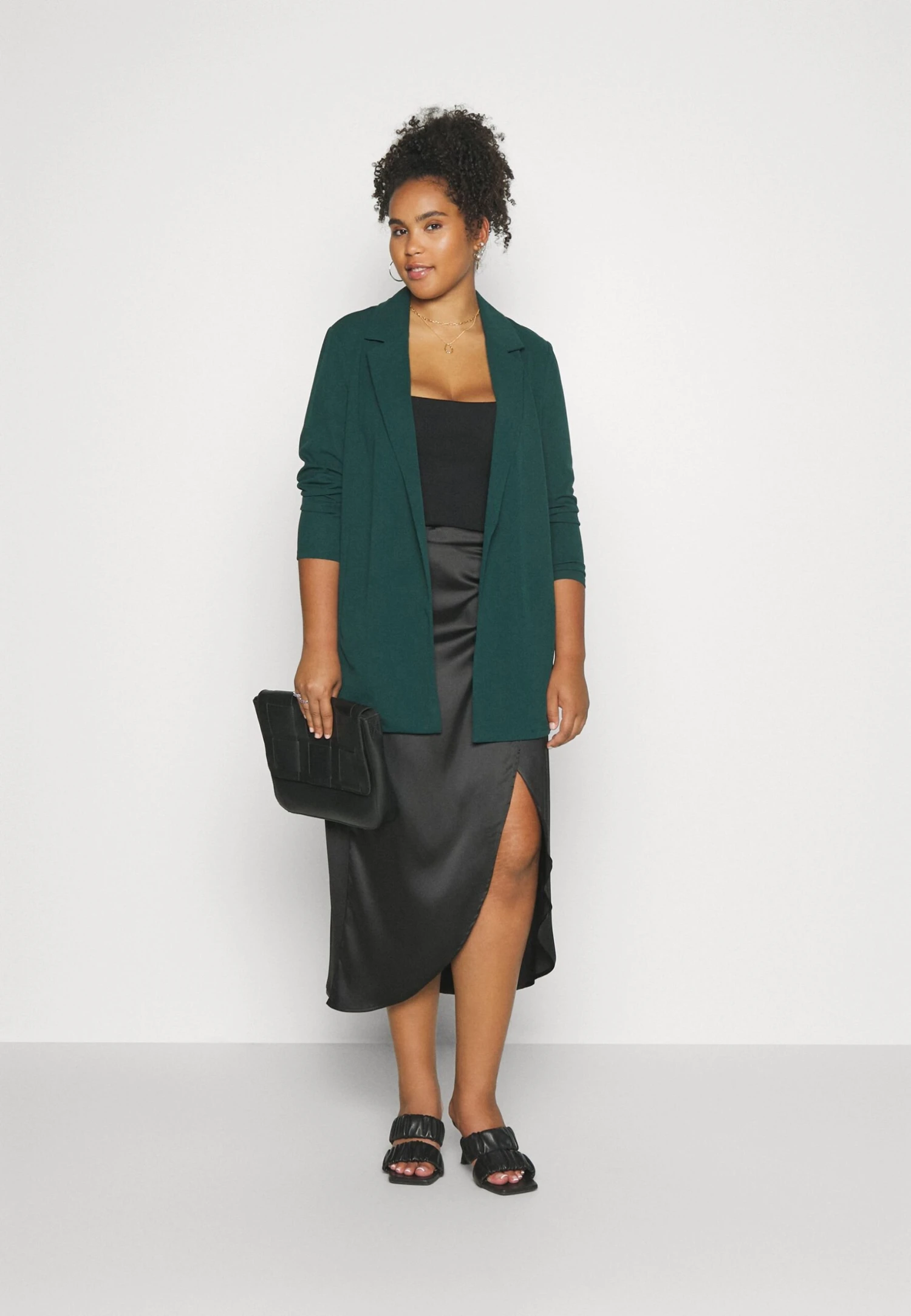 Cappotto CortoDark Green Donna Giacche E Blazer AX821U00W-M11 4 Cappotto CortoDark Green Donna Giacche E Blazer AX821U00W-M11 - immagine 2
