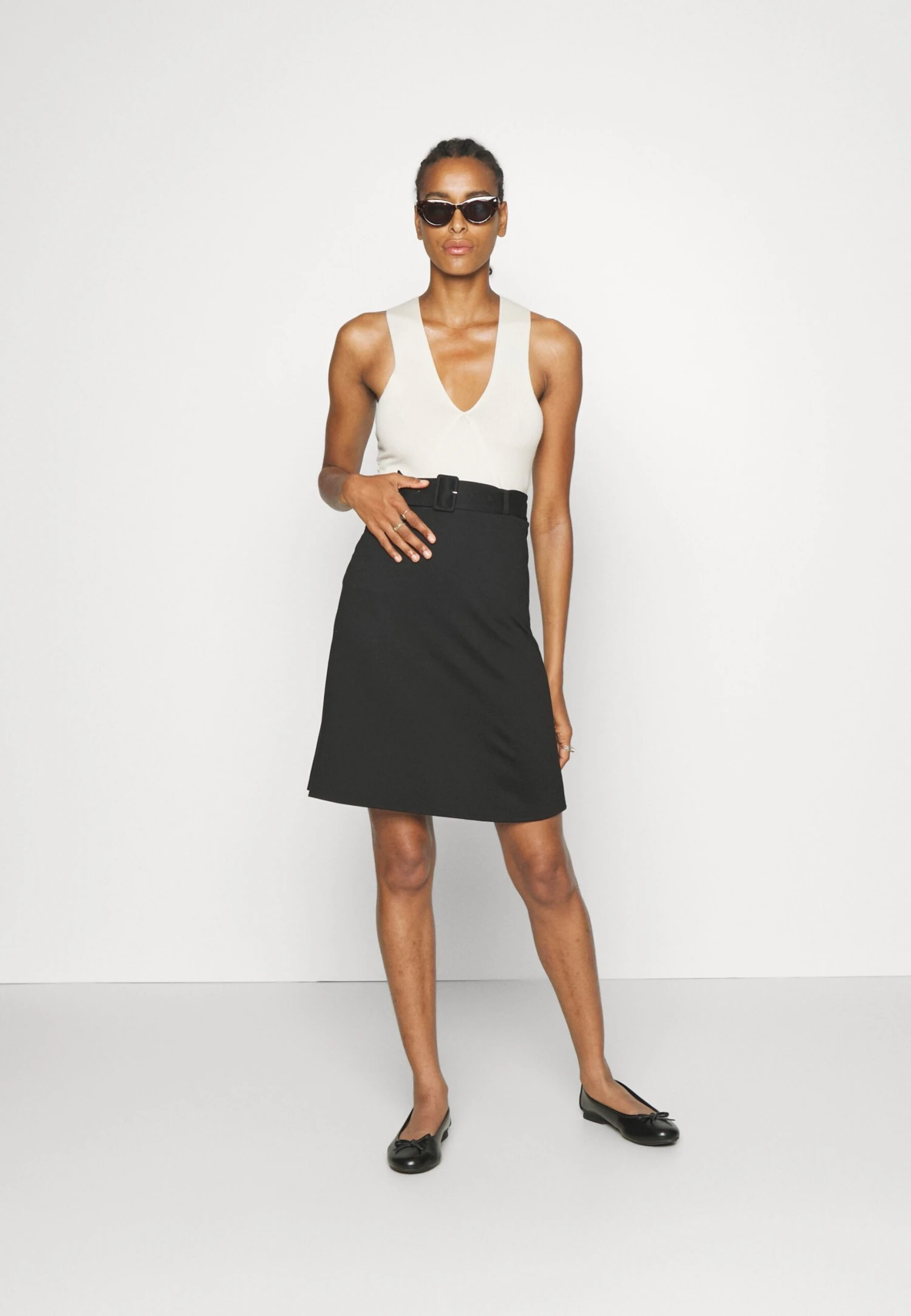 Gonna A CampanaBlack Donna Gonne ANH21B00K-Q11 4 Gonna A CampanaBlack Donna Gonne ANH21B00K-Q11 - immagine 2