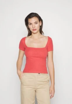 Anna Field 2 PackT-Shirt BasicRed/White Donna T-shirt E Top AN621D187-G11 -Anna Field d055af685a1f462588d25e69d9cfa59b